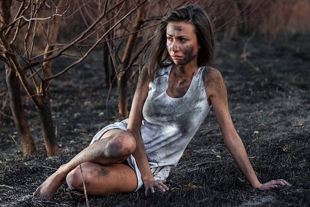 Burned ground