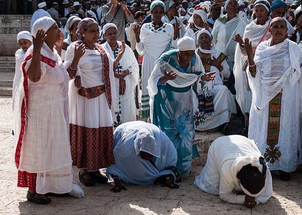 sigd-an ethiopian евреев праздник - beta israel стоковые фото и изображения