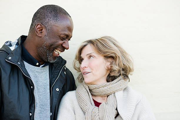 istock Happy Mature Couple looking at one another. 472073571