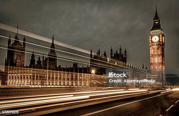 Big Ben Und Palast Von Westminster London By Night Stockfoto und mehr Bilder von Big Ben