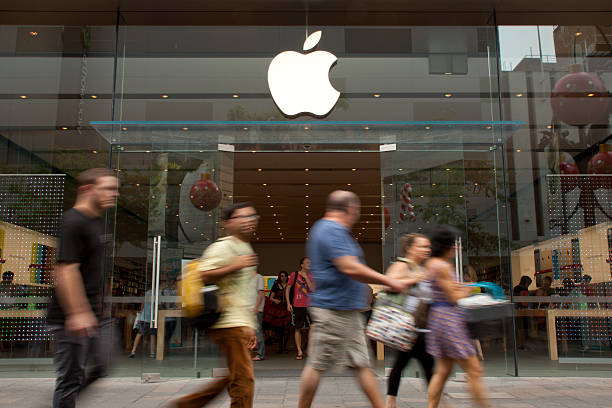Apple Store stock photo