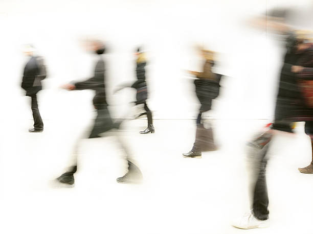 istock Blurred pedestrians in the subway 472074407
