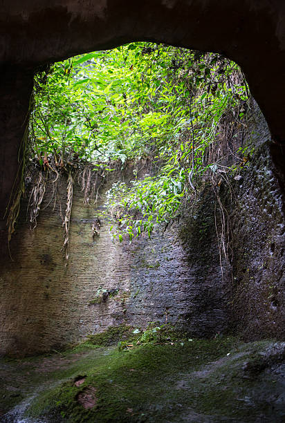 istock Man-made cave near the monastery 472074900