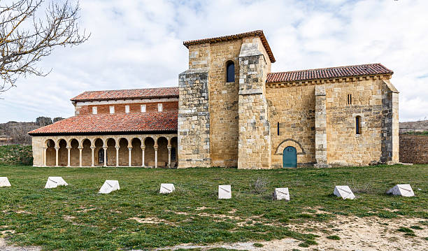 Mozarabic monastery of San Miguel de Escalada in Leon Mozarabic monastery of San Miguel de Escalada in Leon, Spain mozarabic stock pictures, royalty-free photos & images