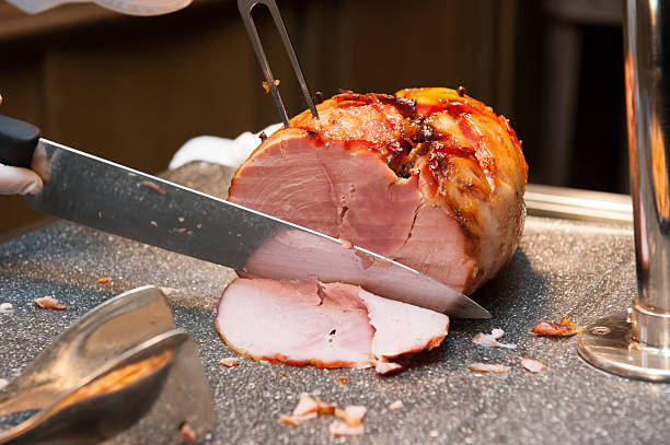 istock Baby Sweet Sliced Boneless Half Hams 472075504