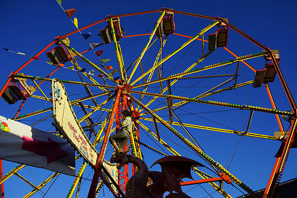 parque de atracciones - above worcestershire editorial vacations fotografías e imágenes de stock