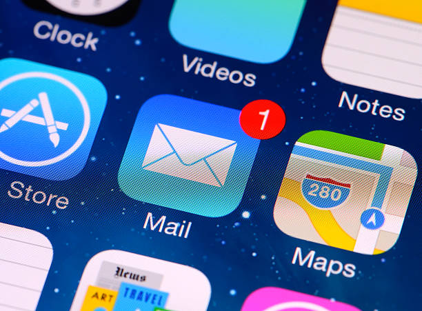 E-mail applicazione per iPhone 5 con schermo - Photo