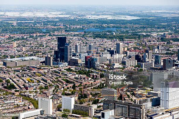 Aerial View Of Rotterdam Stock Photo - Download Image Now - Netherlands, Rotterdam, Residential District