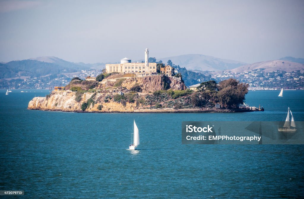 Alcatraz - Foto de stock de Antigo royalty-free