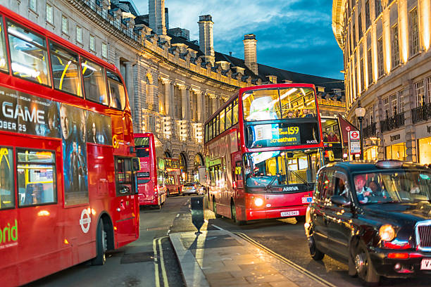 Speed of light in London city
