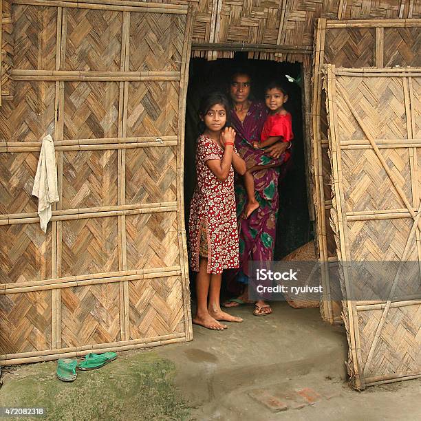 Bamboo Home Stock Photo - Download Image Now - Bangladesh, Girls, Teenage Girls