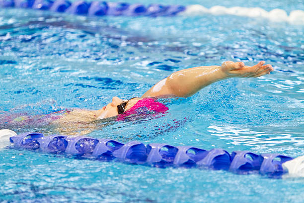 istock Professional swimmer in swimming pool 472082954