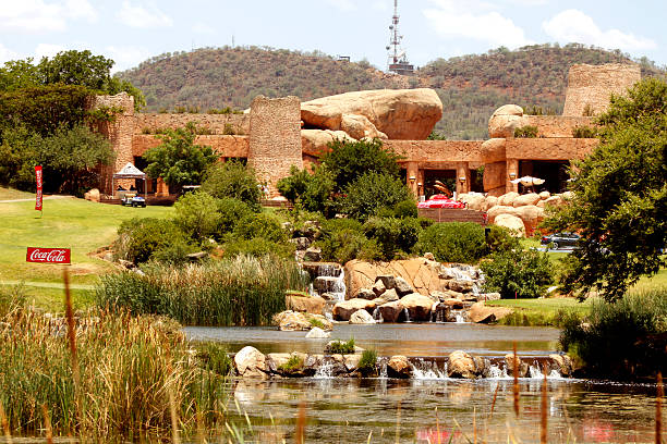 Sun City, South Africa - November 17, 2013:  Lost City Golf Course Clubhouse; Gary Player Charity Invitational Golf Tournament.