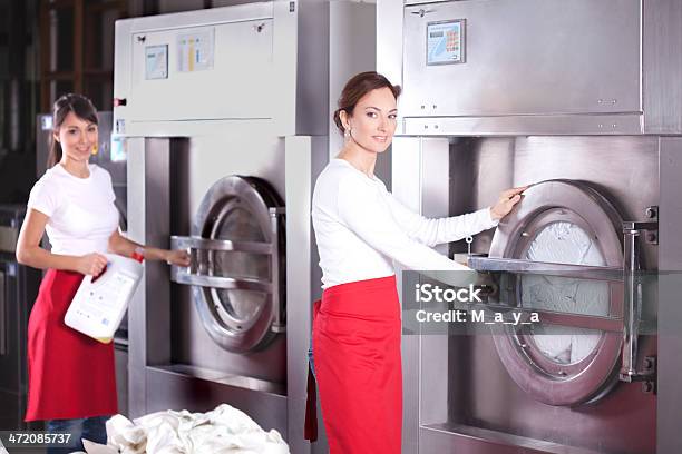 Laundry Service Stock Photo - Download Image Now - Adult, Bag, Basket