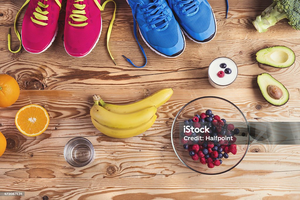 Laufschuhe auf der Etage - Lizenzfrei 2015 Stock-Foto