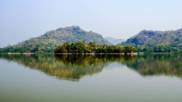 Lake of Lopburi, Thailand stock photo