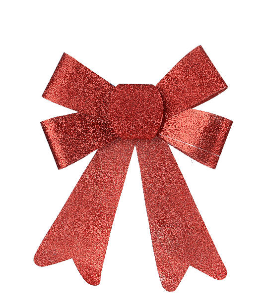 istock Christmas red ribbon decoration. 472089491