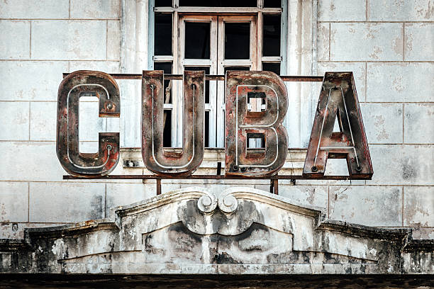 istock Cuba writing on building facade, Havana, Cuba 472090572