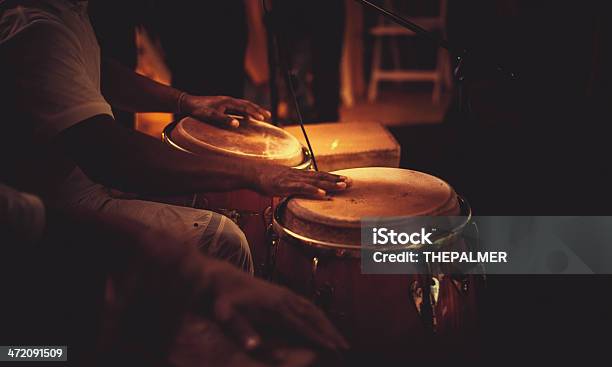 Playing Congas Stock Photo - Download Image Now - Salsa Music, Music, Bongo - Drum