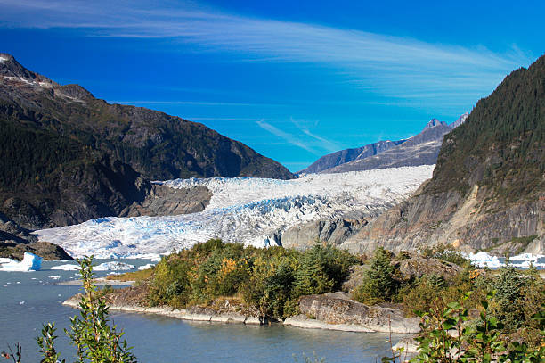 알래스카 빙하 - hubbard glacier 뉴스 사진 이미지