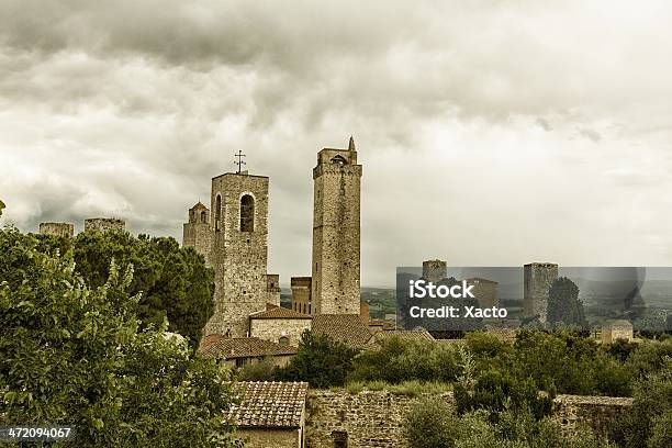 Cidade De San Gimignano - Fotografias de stock e mais imagens de Aldeia - Aldeia, Antigo, Ao Ar Livre