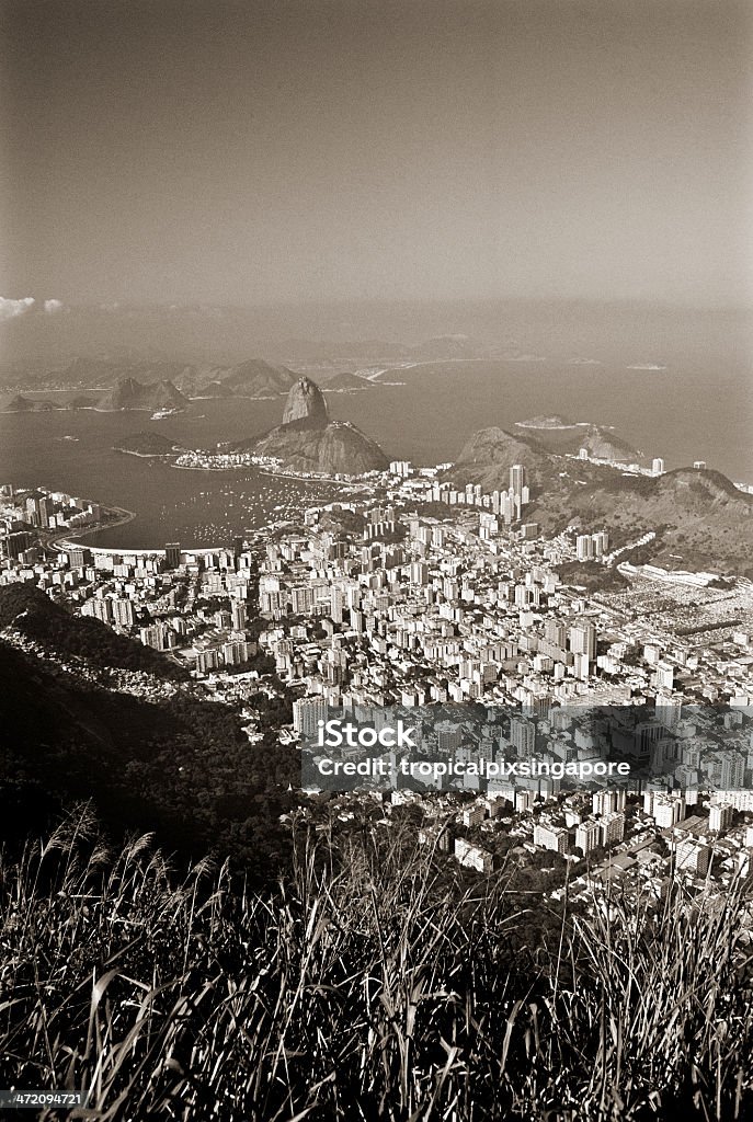 Rio de Janeiro, Brésil, vue du Corcovado. - Photo de Rio de Janeiro libre de droits