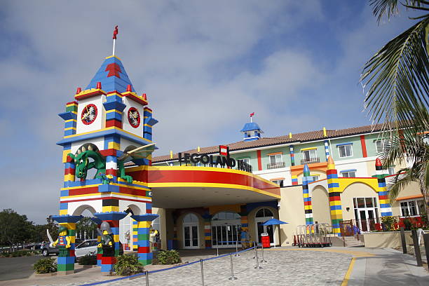 San Diego, CA, USA - August 17th, 2013: The Legoland hotel at the Legoland California theme park located in San Diego, California.
