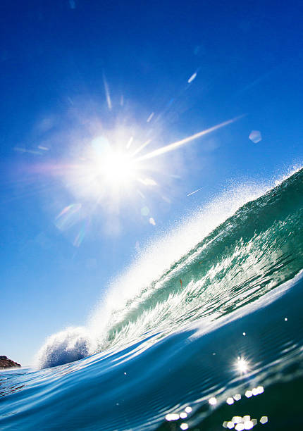 Free Stock Photo of Sun Shining on Ocean Wave | Download Free Images ...