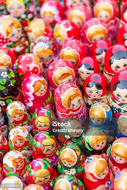 Russian Souvenir Babushka Nesting Doll Stock Photo - Download Image Now - Russian Nesting Doll, Doll, Russia