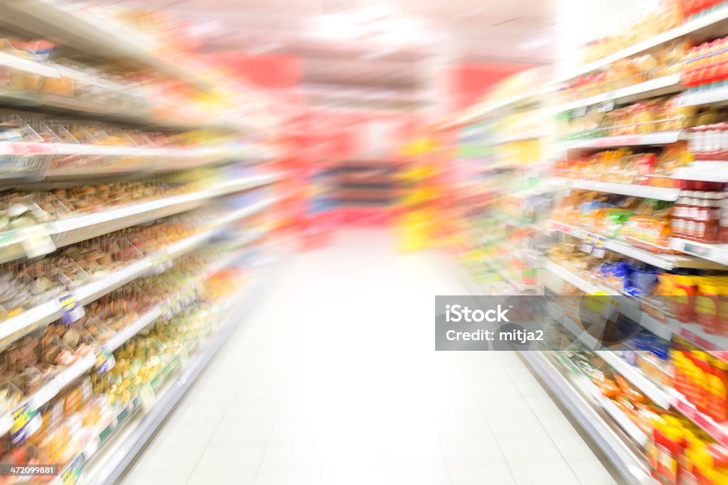 Supermercado aisle  - Foto de stock de Colorido royalty-free