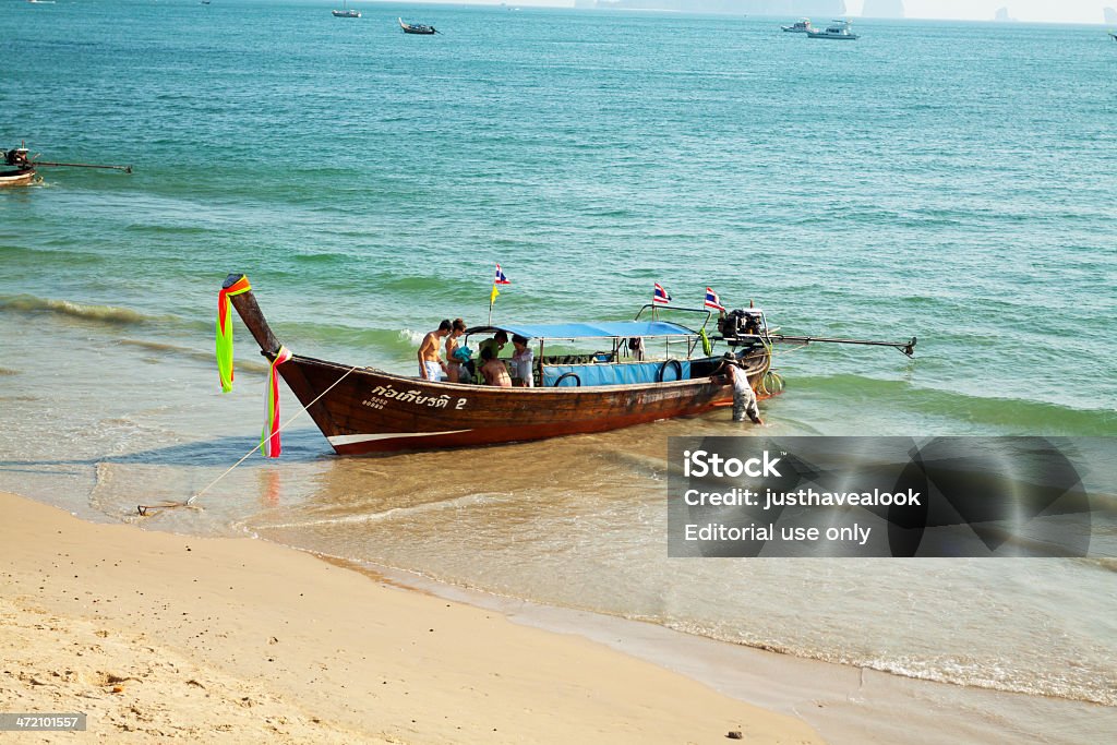 Vorbereitung Boote tour - Lizenzfrei Ao Nang Stock-Foto