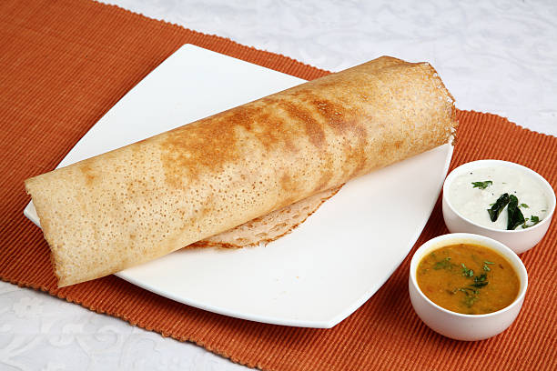 istock South Indian food dosa with chutney. 472104874