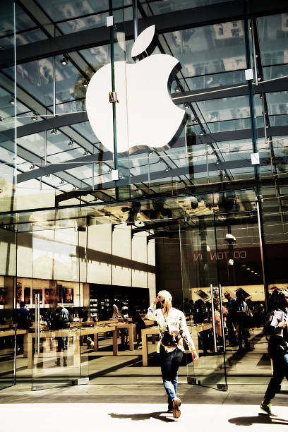 Apple Store On Third Street Promenade Santa Monica Usa Stock Photo