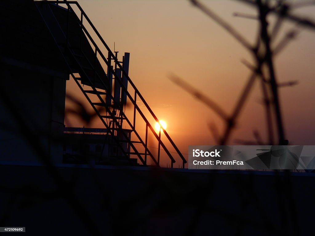 Sunset Shot Clear sunset shot which is a pleasant one as ypu can see 2015 Stock Photo