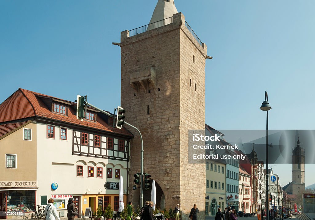 Johannistor in Jena, Deutschland - Lizenzfrei Anhöhe Stock-Foto