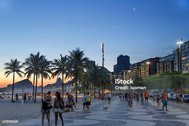 Copacabana Beach Summer Day Afternoon Stock Photo - Download Image Now - Beach, Beauty, Bikini