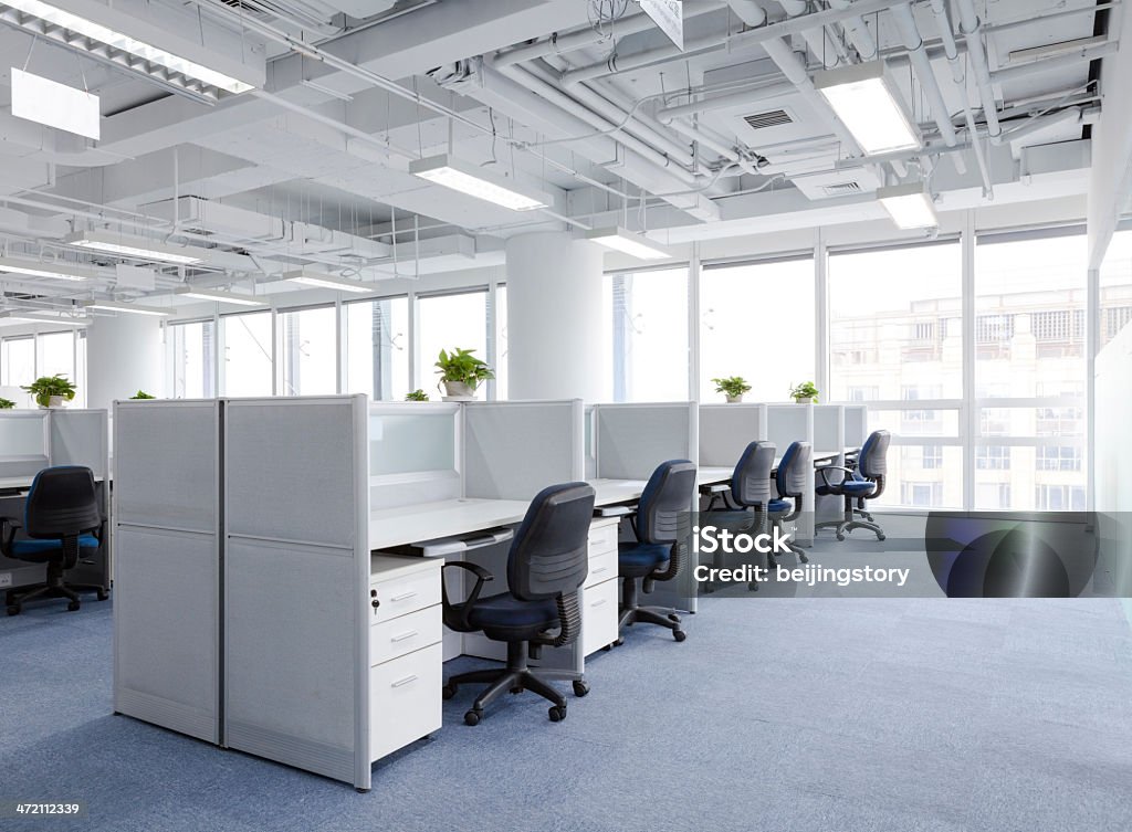 Office modern office interior,clean and bright. Office Stock Photo