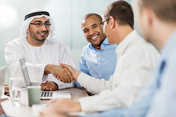 istock Business meeting with Sheik. 472113863