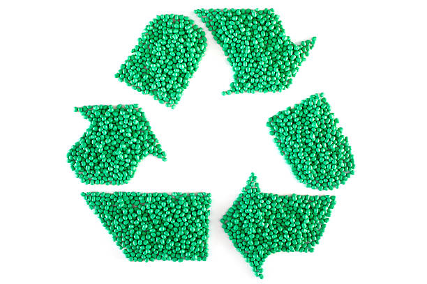 billes en plastique vert résine - polypropylène photos et images de collection