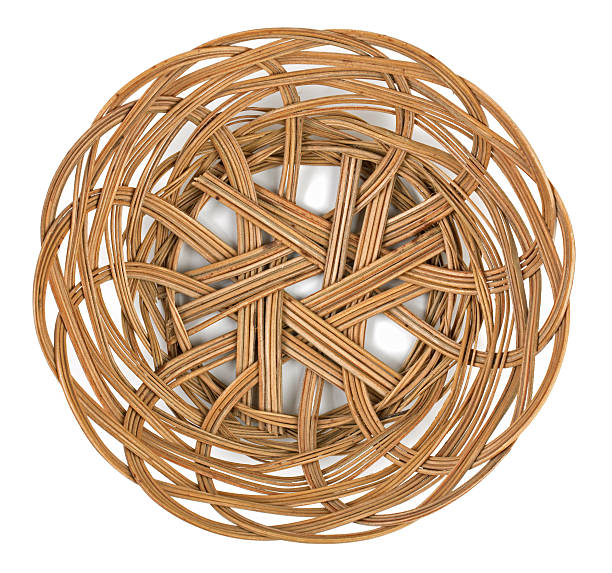istock Wicker brown basket of bread or fruit 472116076