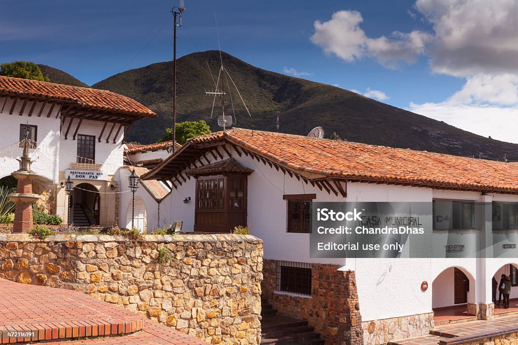 Guatavita, Kolumbien-Mayor's Office - Lizenzfrei Büro Stock-Foto