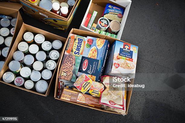 Food Drive Stock Photo - Download Image Now - Food Drive, Food, Nonperishable