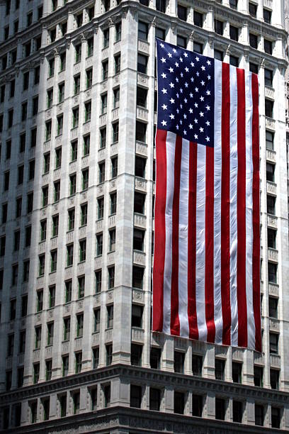 istock Patriotic American Building 472124145