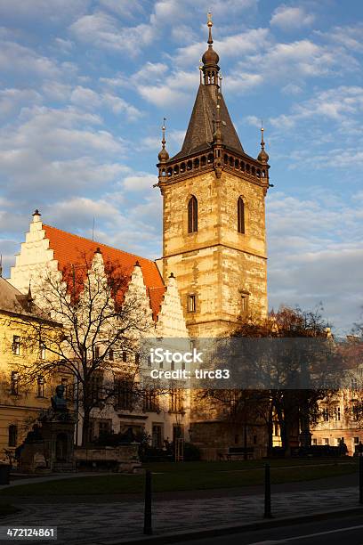 Typical Prague Architecture Stock Photo - Download Image Now - Architecture, Blue, Building Exterior