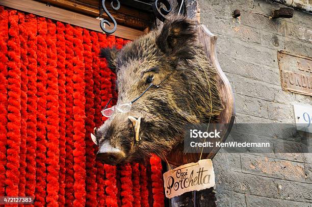 Siena Butcher Shop Stock Photo - Download Image Now - Siena - Italy, Wild Boar, Color Image