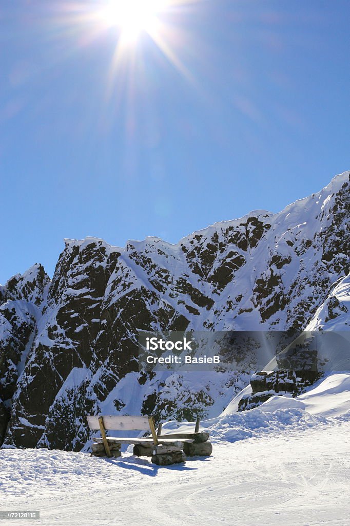 Schöne winter Landschaft - Lizenzfrei Alpen Stock-Foto