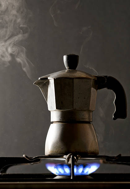 Coffee maker stock photo