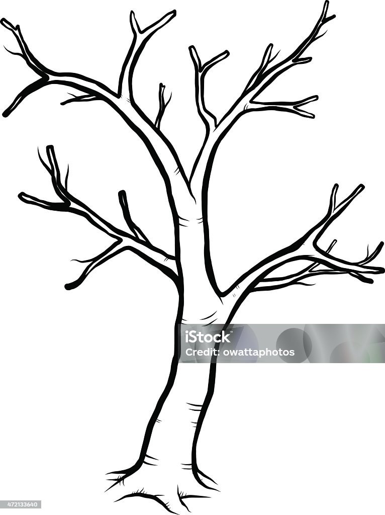 dead Baum - Lizenzfrei Baum Vektorgrafik