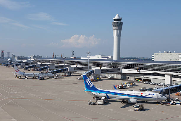 aeroporto internacional de chubu centrair - chubu centrair international airport - fotografias e filmes do acervo