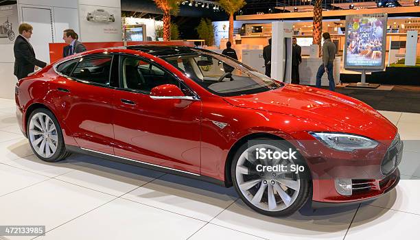 Teslamodell S Stockfoto und mehr Bilder von Tesla Motors - Tesla Motors, Auto, Buchstabe S
